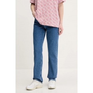 Karl Lagerfeld Straight Highrise Mid Blue Stone Τζιν Παντελόνι