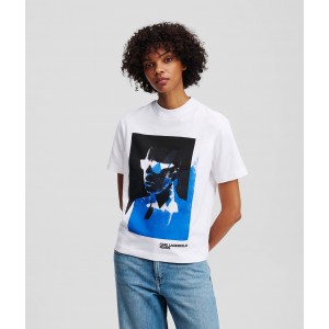 Karl Lagerfeld Karl T-shirt White Μπλούζα