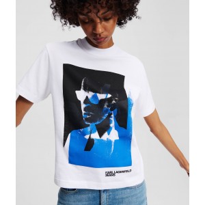 Karl Lagerfeld Karl T-shirt White Μπλούζα