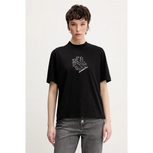 Karl Lagerfeld Regular Shibori Tee Black Μπλούζα