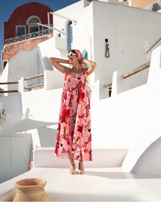 Kate Jo Phoebe Pink Φόρεμα