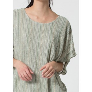 Kocca Moresa Μπλούζα Με Λαιμόκοψη Φαρδιά Μανίκια