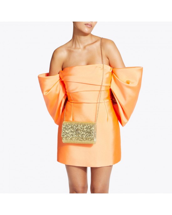 Kurt Geiger Party Eagle Clutch Drench Gold Τσάντα
