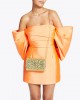 Kurt Geiger Party Eagle Clutch Drench Gold Τσάντα