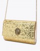 Kurt Geiger Party Eagle Clutch Drench Gold Τσάντα