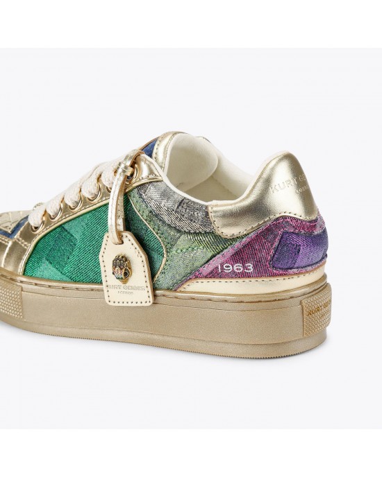Kurt Geiger Southbank Tag Metallic Denim Παπούτσια Kurt Geiger Southbank Tag Metallic Denim Παπούτσια