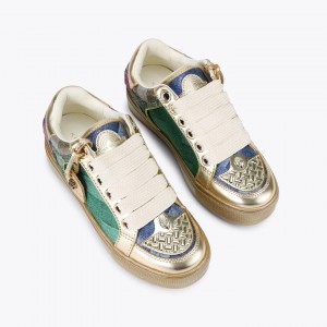 Kurt Geiger Southbank Tag Metallic Denim Παπούτσια Kurt Geiger Southbank Tag Metallic Denim Παπούτσια