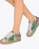 Kurt Geiger Southbank Tag Metallic Denim Παπούτσια Kurt Geiger Southbank Tag Metallic Denim Παπούτσια
