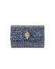 Kurt Geiger Party Eagle Clutch Drench Blue Τσάντα Ώμου