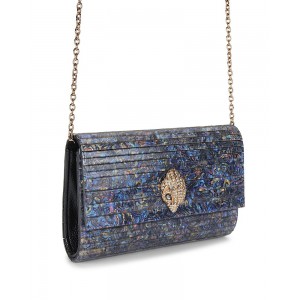 Kurt Geiger Party Eagle Clutch Drench Blue Τσάντα Ώμου