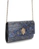 Kurt Geiger Party Eagle Clutch Drench Blue Τσάντα Ώμου