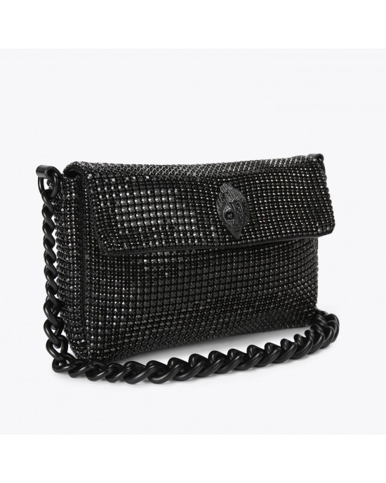 Kurt Geiger Small Party Shoulder Black Τσάντα