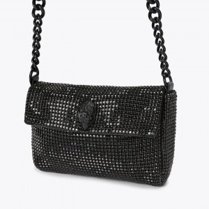 Kurt Geiger Small Party Shoulder Black Τσάντα