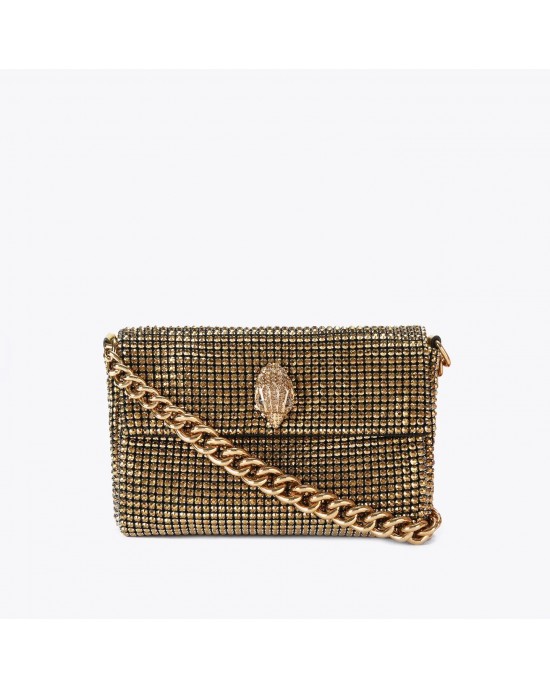 Kurt Geiger Small Party Shoulder Gold Τσάντα Kurt Geiger Small Party Shoulder Gold Τσάντα