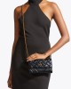 Kurt Geiger Kensington Chain Wallet Black Leather Τσάντα Kurt Geiger Kensington Chain Wallet Black Leather Τσάντα