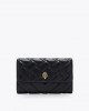 Kurt Geiger Kensington Chain Wallet Black Leather Τσάντα Kurt Geiger Kensington Chain Wallet Black Leather Τσάντα