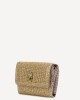 Kurt Geiger Kensington Chain Wallet Beige Τσάντα