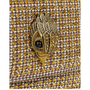 Kurt Geiger Kensington Chain Wallet Beige Τσάντα