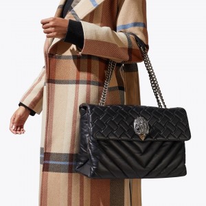 Kurt Geiger XXLarge Kensington Black Τσάντα Ώμου