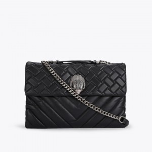 Kurt Geiger XXLarge Kensington Black Τσάντα Ώμου