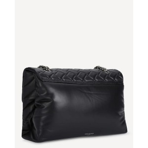 Kurt Geiger Leather XXL Kensington Black Leather Τσάντα