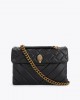 Kurt Geiger Kensington X Bag Black Leather Τσάντα