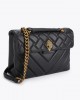 Kurt Geiger Kensington X Bag Black Leather Τσάντα