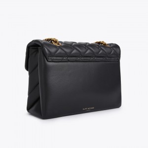Kurt Geiger Kensington X Bag Black Leather Τσάντα
