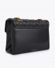 Kurt Geiger Kensington X Bag Black Leather Τσάντα