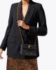 Kurt Geiger Mini Kensington X Black Leather Τσάντα