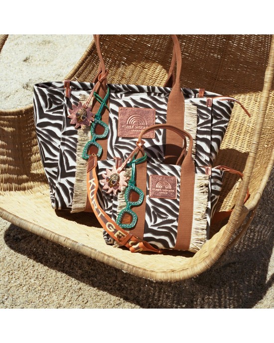 Kurt Geiger Southbank Large Shopper Black/White Τσάντα