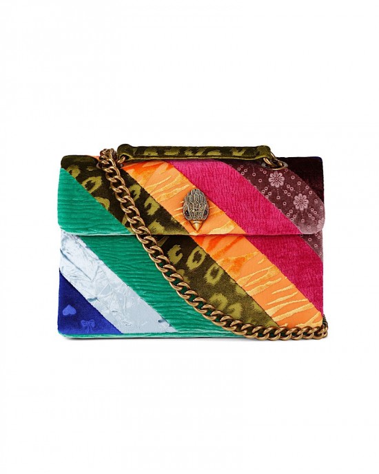 Kurt Geiger Velvet Kensington Multi Τσάντα Ώμου