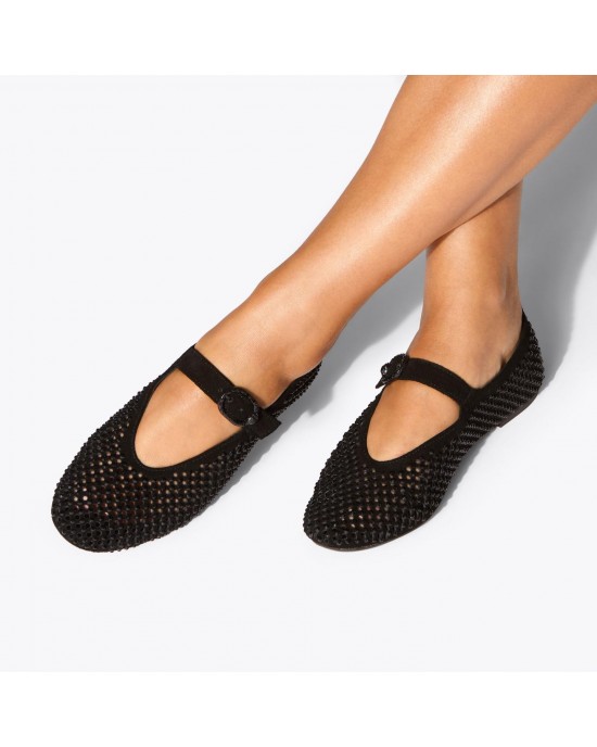 Kurt Geiger Mayfair Ballet Flat Black Παπούτσια