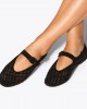 Kurt Geiger Mayfair Ballet Flat Black Παπούτσια