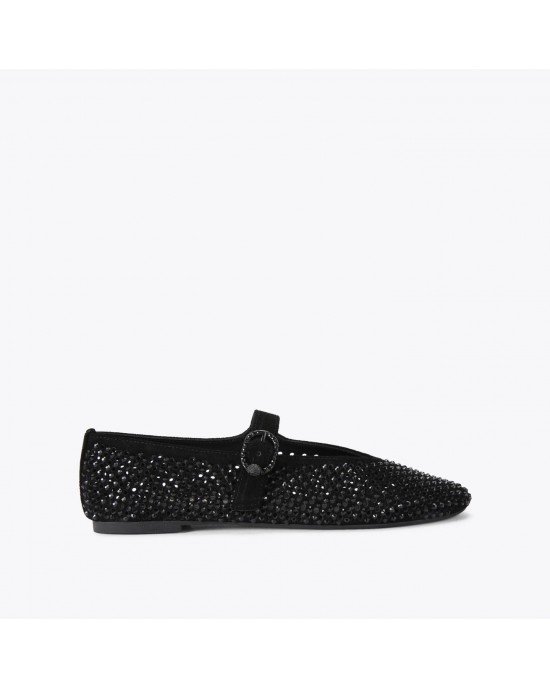 Kurt Geiger Mayfair Ballet Flat Black Παπούτσια