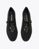 Kurt Geiger Mayfair Ballet Flat Black Παπούτσια