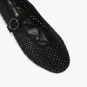 Kurt Geiger Mayfair Ballet Flat Black Παπούτσια