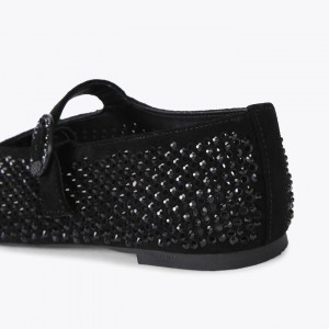 Kurt Geiger Mayfair Ballet Flat Black Παπούτσια
