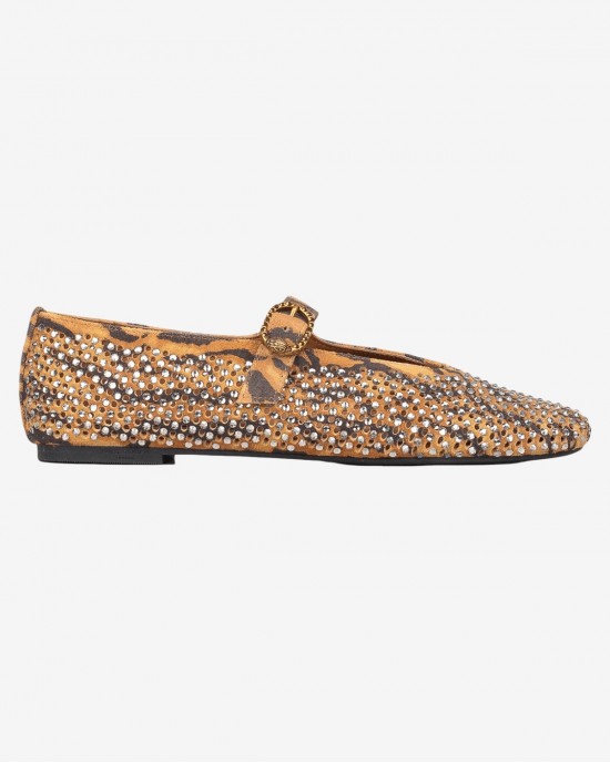 Kurt Geiger Mayfair Ballet Flat Camel Μπαλαρίνες