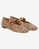 Kurt Geiger Mayfair Ballet Flat Camel Μπαλαρίνες