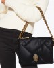 Kurt Geiger Kensington Puff 3 Pouch Black Leather Τσάντα Kurt Geiger Kensington Puff 3 Pouch Black Leather Τσάντα