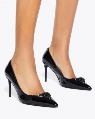 Kurt Geiger Belgravia Eagle Court Black Γόβες