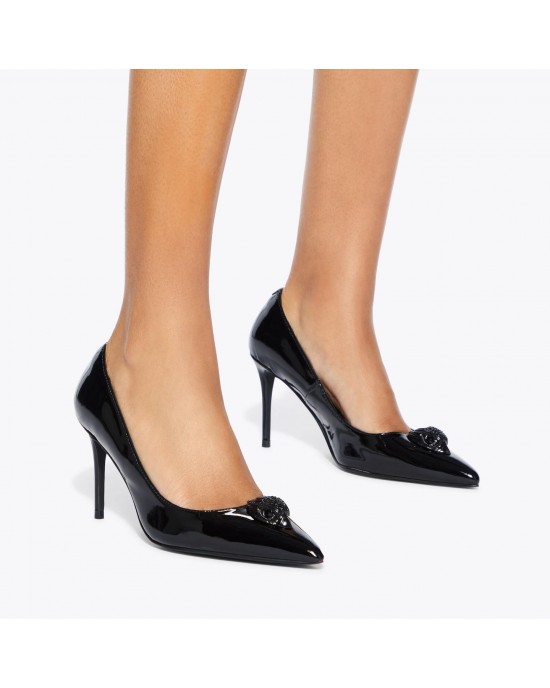 Kurt Geiger Belgravia Eagle Court Black Γόβες