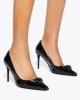 Kurt Geiger Belgravia Eagle Court Black Γόβες