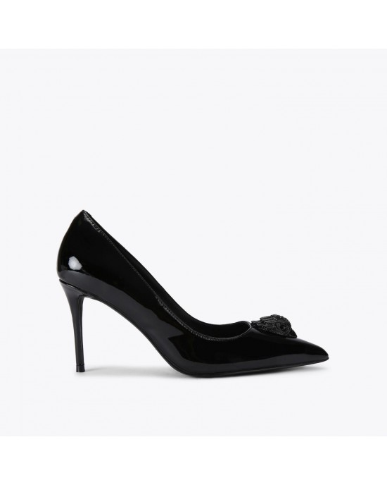 Kurt Geiger Belgravia Eagle Court Black Γόβες