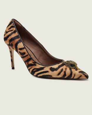 Kurt Geiger Belgravia Eagle Court Camel Γόβες