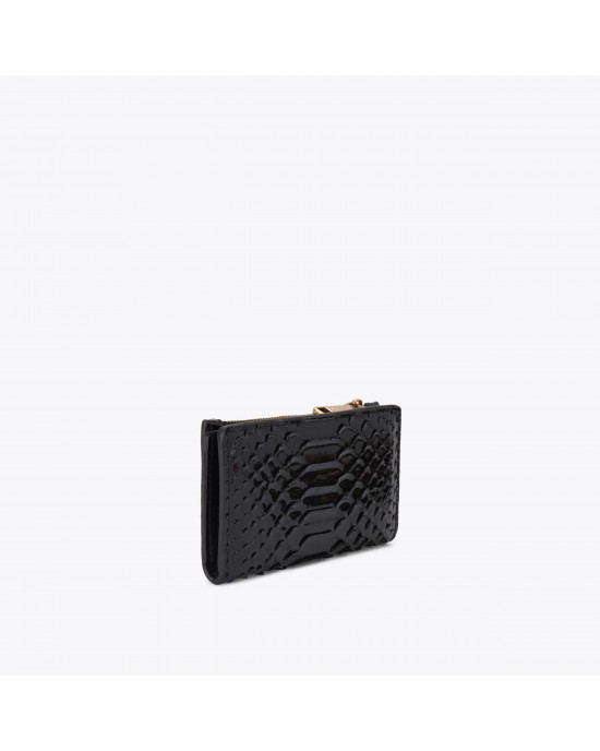 Kurt Geiger Kensington Bifold Wallet Black Leather Πορτοφόλι