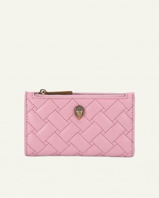 Kurt Geiger Bifold Pink Kensington Leather Πορτοφόλι