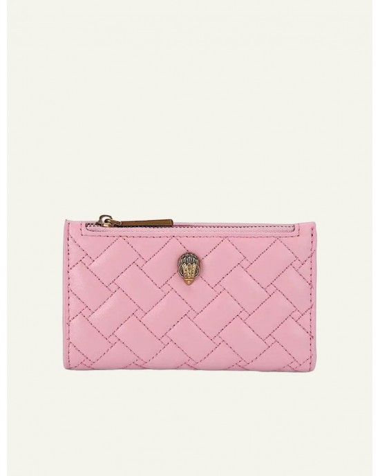 Kurt Geiger Bifold Pink Kensington Leather Πορτοφόλι