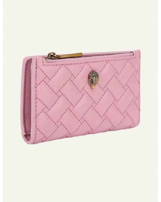 Kurt Geiger Bifold Pink Kensington Leather Πορτοφόλι